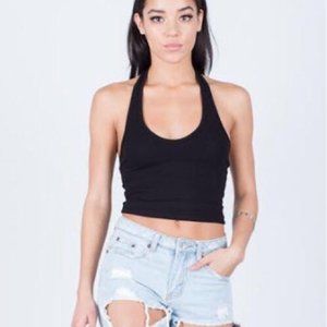 Topshop Crop Top Backless